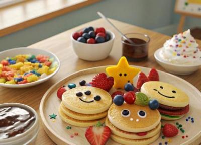 تزیین پنکیک برای مدرسه، 10 ایده خلاقانه تزیین پنکیک برای مدرسه، 10 ایده خلاقانه